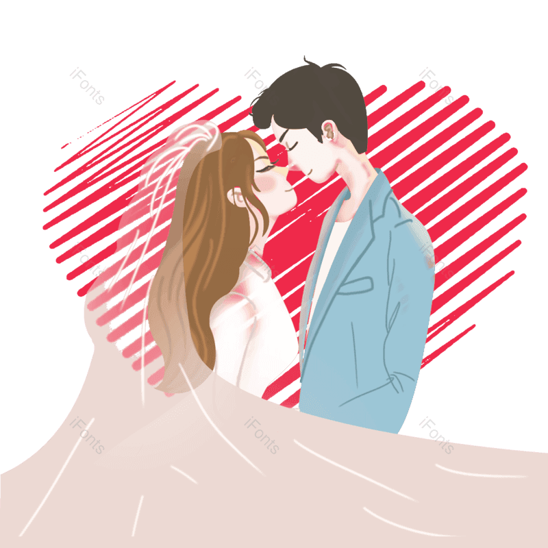 插画图片,浪漫元素,约会PNG,爱情免抠素材